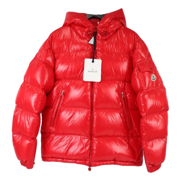 Moncler Red Ecrins Puffer Jacket - Picture 1 of 13